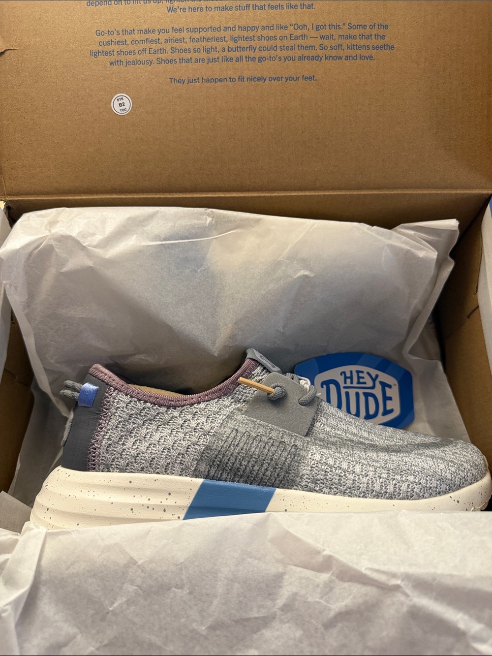Hey Dude Sirocco Women’s 5 Grey - Picture 5 of 6
